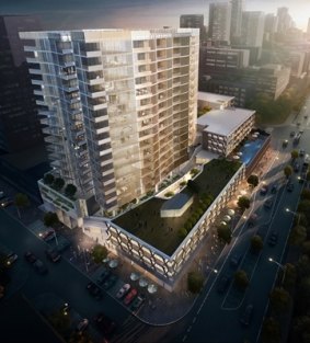 The proposed development will change the face of East Perth.