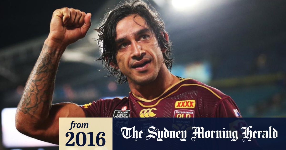 Queensland S Johnathan Thurston Can Play On Cameron Smith