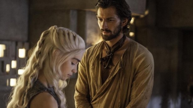 Where has all the sex gone <i>Game of Thrones</i>? Dany and  Daario Naharis. (No bare-bod pictures available sorry)