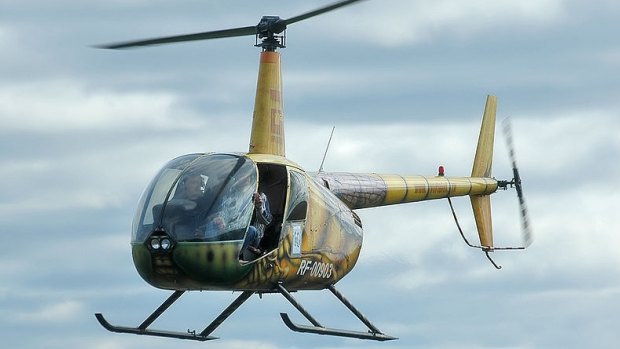 Last year a group of students chartered a helicopter to land at a Geelong school.