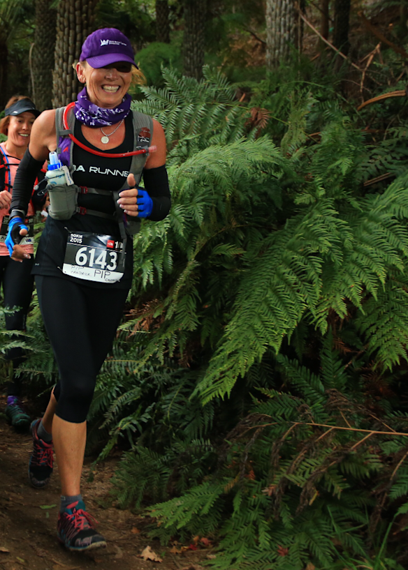 Pip Candrick: Feeling the joy of trail running.