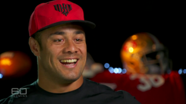 Adventure: Jarryd Hayne said he didn't know the rules to American football before pursuing a career in the NFL.
