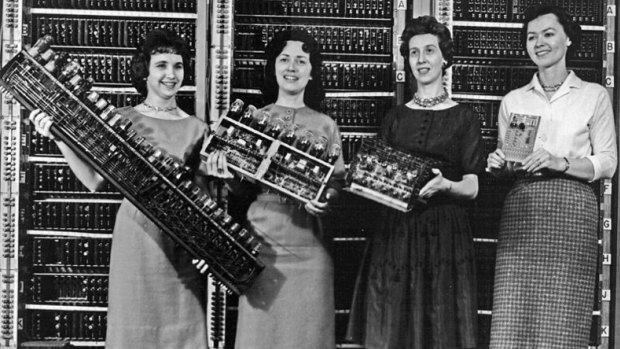 At the dawn of the computing revolution women, not men, dominated software programming. 