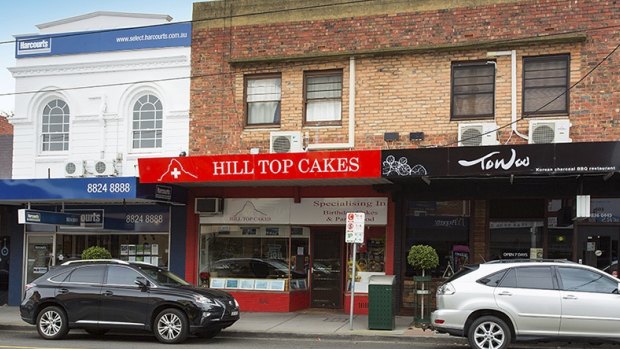 A Chinese investor paid $992,000 for a shop leased to Hilltop Cakes at 601 Whitehorse Road in Surrey Hills.