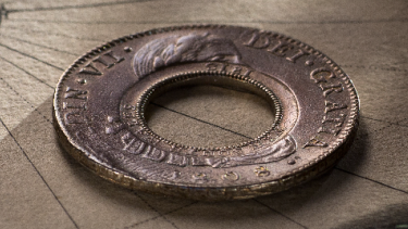 A genuine Holey Dollar could be worth upwards of $500,000.