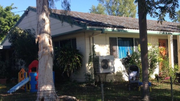 This Townsville home had been declared a crime scene.