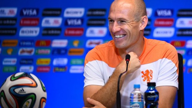 Arjen Robben: denied a World Cup-winning goal.