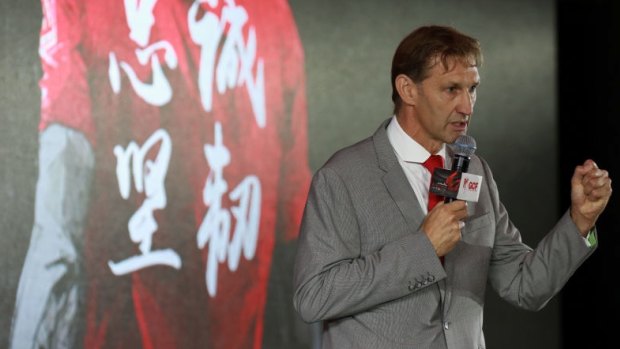 'Huge challenge': Tony Adams is enthusiastic about lifting the standards at Chongqing Lifan FC.