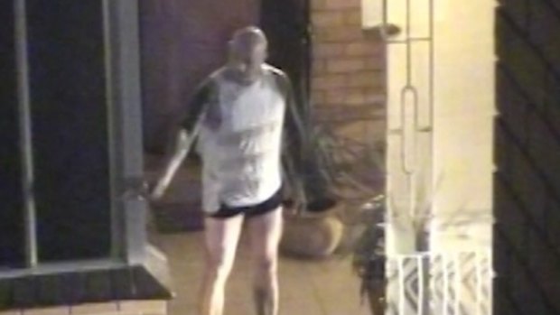 Christopher Binse during a siege at his Keilor East home in March 2012.