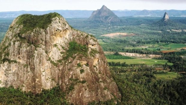Mount Ngungun is part of the Glass House Mountains National Park.