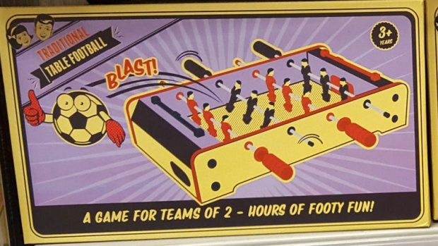 Table Football from Kmart 