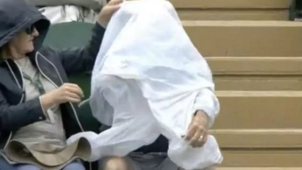 Poncho man: He probably has a real name, but for now, and probably for all time, he will be known as the guy who tried, and hilariously failed, to put on a poncho on national television.
