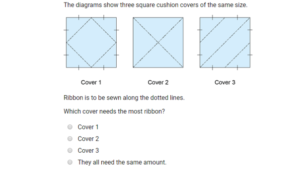 A sample question from the test. (Answer at the end.) 