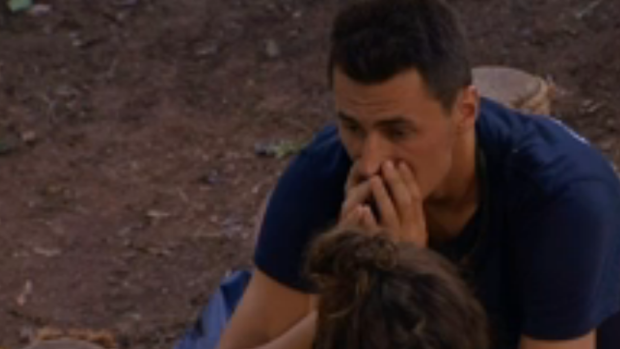Bernard Tomic looked on edge in last night's episode of I'm A Celebrity ... Get Me Out of Here.