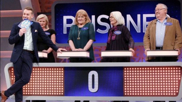 It was a telling experience on Family Feud with the cast of Prisoner.