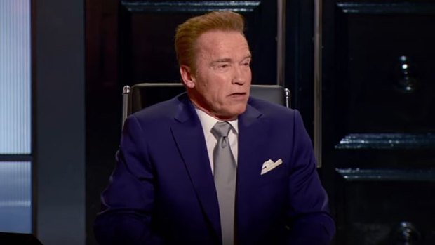 Former Governor of California Arnold Schwarzenegger on The New Celebrity Apprentice.
