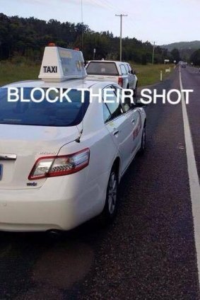 Queensland police labelled the practice of obstructing speed cameras from taking pictures as "dangerous". 