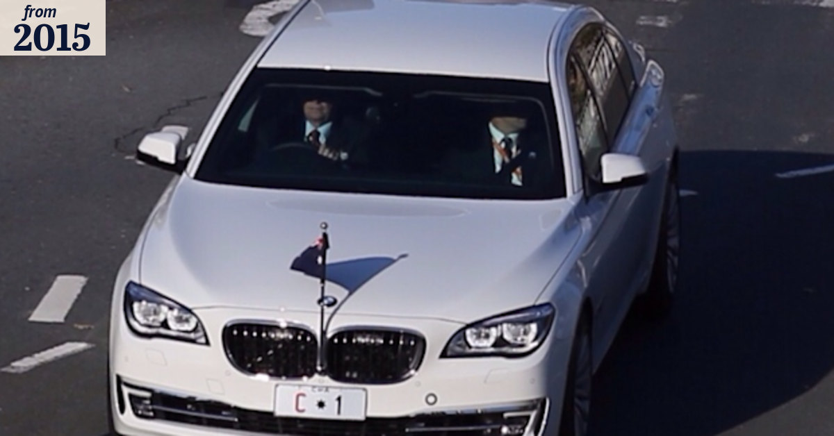 Designed to resist AK-47s: Tony Abbott's new bulletproof BMW