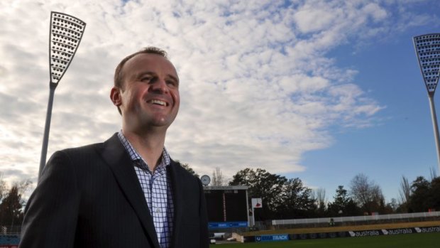 Unfazed: Chief Minister Andrew Barr has issued a statement on the appointment of Tony Hodges.