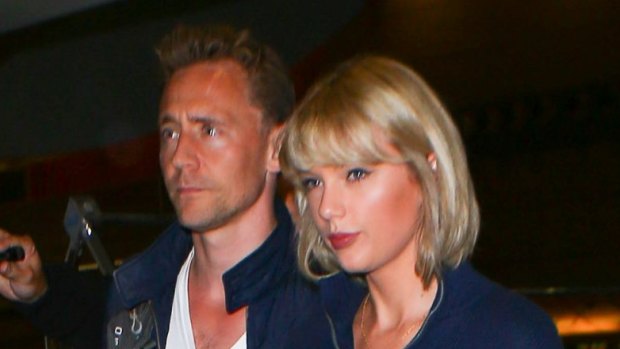 Taylor Swift has followed boyfriend of five weeks Tom Hiddleston back to the US.