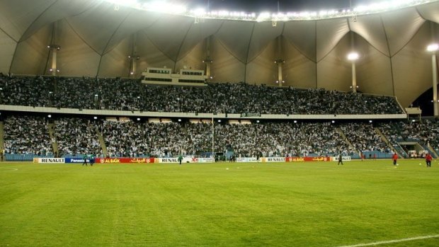 Few women: King Fahd Stadium in Riyadh where the match will be played.
