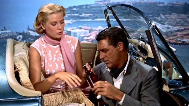 Cannes attracts thieves and burglars by the score, but none are likely to be as suave as Cary Grant, pictured with Grace Kelly in Hitchcock's <i>To Catch a Thief</i>.