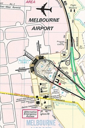 In 1982, a cartographer's note saying ''Looks Funny Eh?" - indicating the Tullamarine Airport terminal - made it through on 4000 copies.
