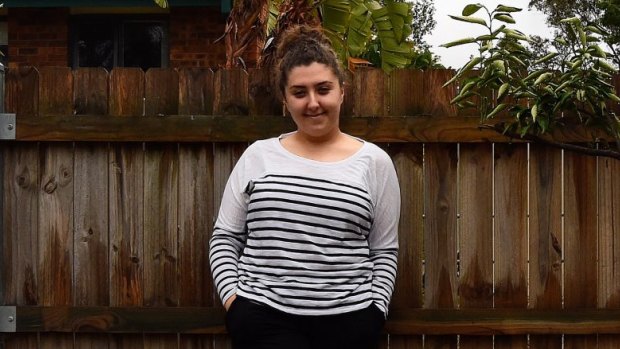 High-achiever Adriana Esho, who scored an ATAR of 98.6, at home in Bonnyrigg.