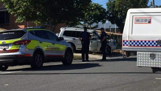 Paramedics rushed the baby boy to hospital after the accident at a funeral in Woodridge.