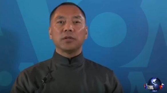 Guo Wengui, aka Miles Kwok: "The vast majority are in Australia. That's our battlefield." 