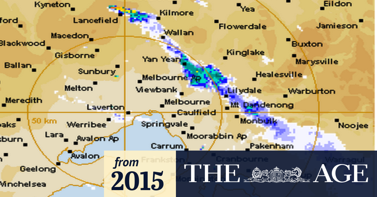 This Rain Radar Image Shows How Scary The Bushfire Threat Is This Year