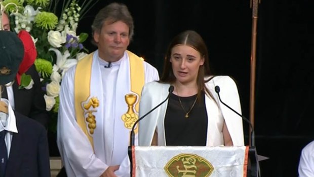 Megan Hughes pays tribute to her brother Phillip Hughes.