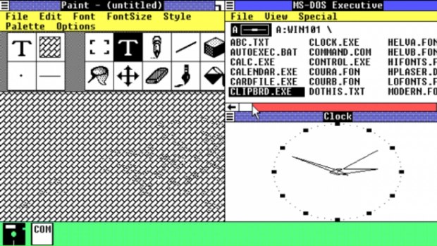 Microsoft Paint even existed in Windows 1.0.