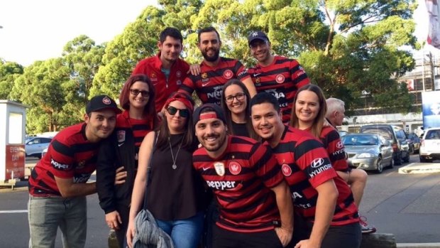 Game day: The friends have been foundation members of the Wanderers and have been there for the highs of winning the ACL, and the lows of grand final losses.