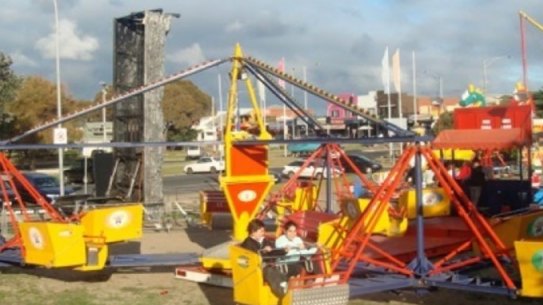 Eugene fell from the Cha Cha ride at Rye Carnival. 