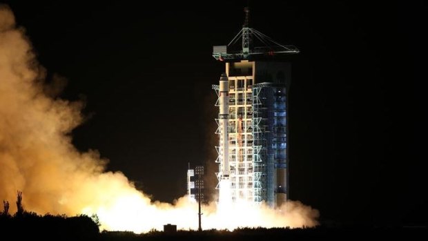 China's first quantum satellite, the Micius.