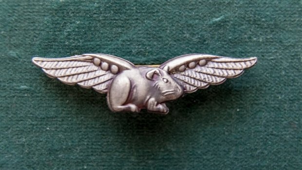 Badge of the Guinea Pig Club, made up of servicemen treated by pioneer plastic surgeon Sir Archibald McIndoe.