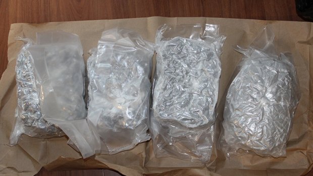 Police seized 9.9 kilograms of dried cannabis head from a Chisholm home on Wednesday.
