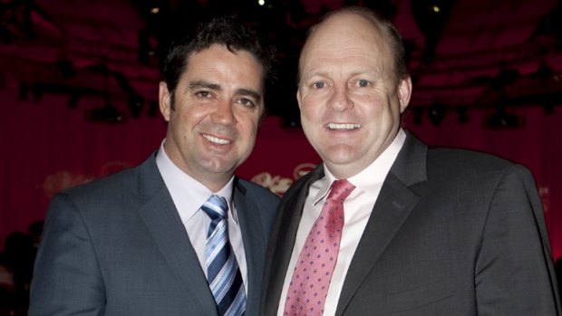 The friendship of former AFL players Garry Lyon and Billy Brownless has apparently broken down.