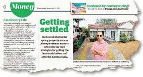 In happier times: How Money covered Alex Haddad's property investment in November 2013.  