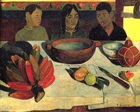 <em>Le Repas</em>, 1891, by Paul Gauguin.