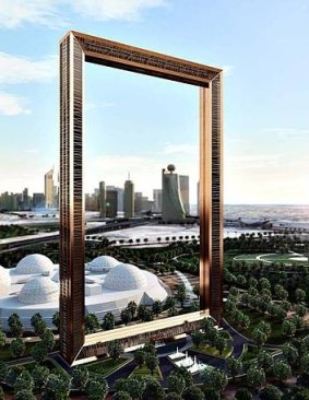  The Dubai Frame should be complete by the end of this year.