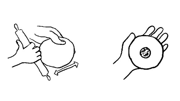 Baozi illustrations for My Asian Kitchen by Jennifer Joyce published by Murdoch Books. Illustrations Riley Joyce. Single use only. Good Food only. Not for syndication.