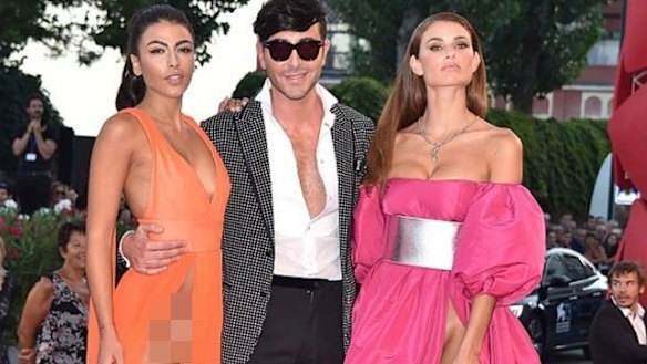 Dayane Mello, Matteo Manzini and Giulia Salemi at the Venice Film Festival. 