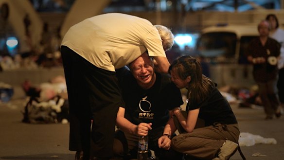 Occupy co-founder Benny Tai during the protests.