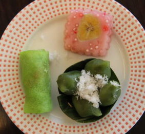 Indonesian desserts.