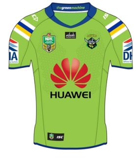 Canberra Raiders home jersey for 2015.