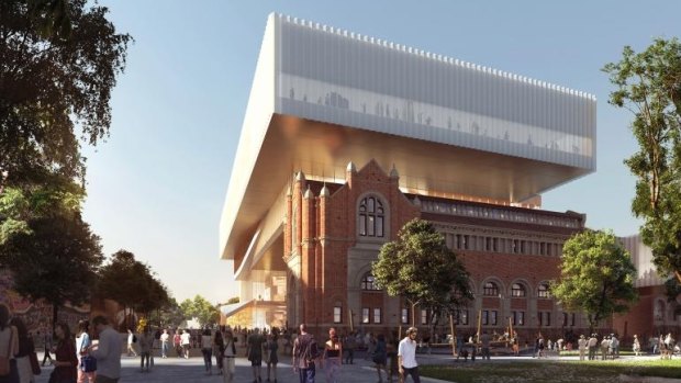 The OMA's winning design for the new Museum of Western Australian, set to open in 2020.