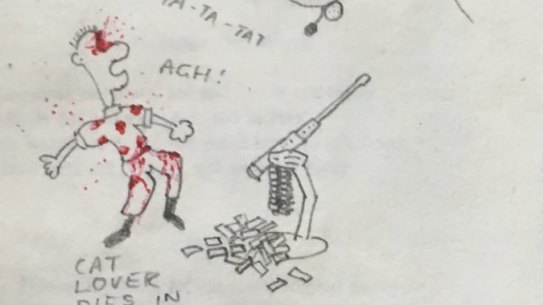 Knight's use of the name Seymour in his cartoon may be a reference to his time growing up at the Puckapunyal Base in Seymour.