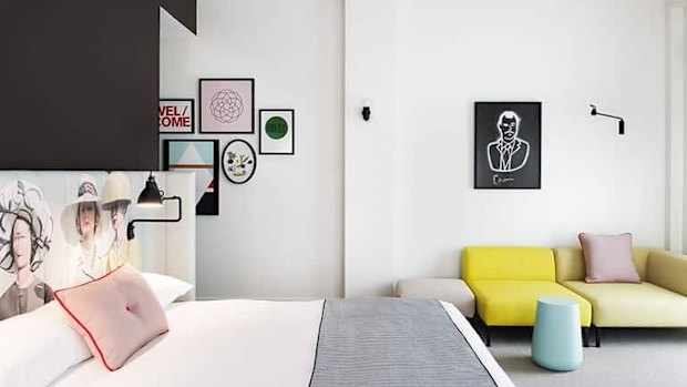 A room at Ovolo Woolloomooloo.